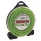 Filo TERMINATOR decespugliatore verde diametro quadro 4,4 mm lunghezza 40 mt