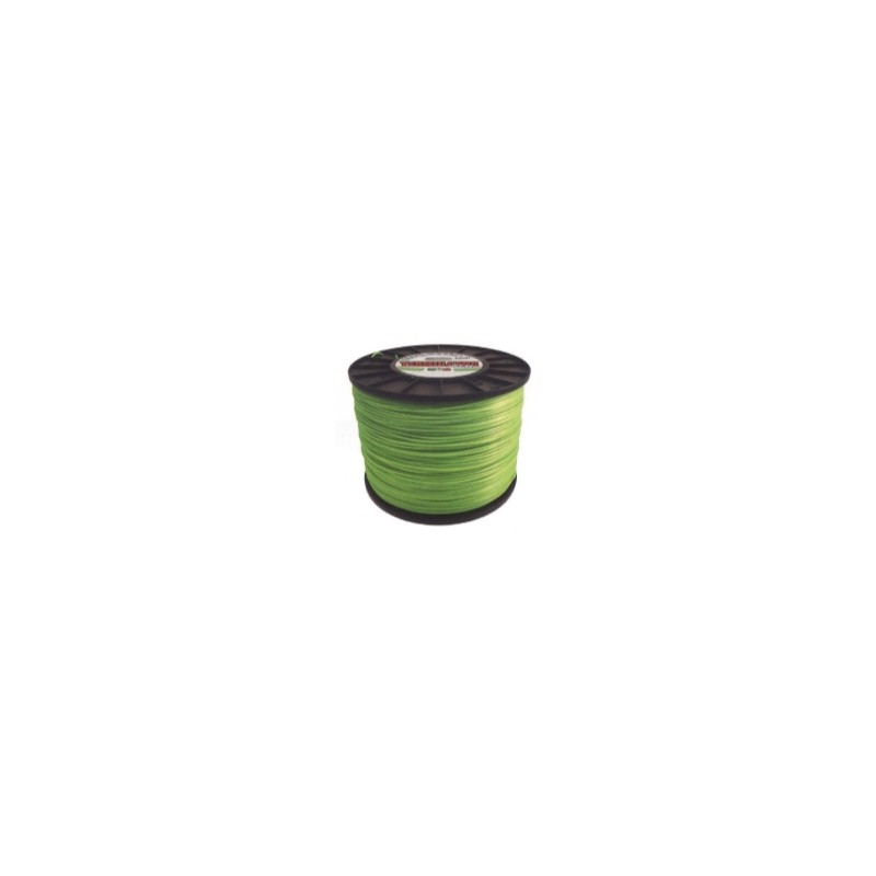 TERMINATOR fil vert pour débroussailleuse carré diamètre 4.4 mm longueur 460 mt