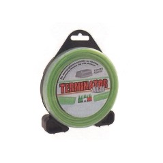 Brushcutter TERMINATOR wire green round diameter 1,6 mm length 15 mt | Newgardenstore.eu