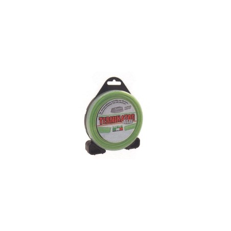 Brushcutter TERMINATOR wire green round diameter 1,6 mm length 15 mt | Newgardenstore.eu