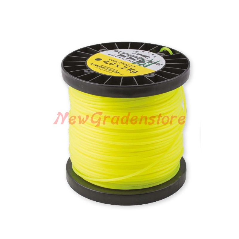 Brushcutter head wire yellow 270220 square diameter 3.0 mm 10 kg