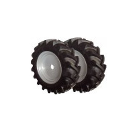 Paar Gummiräder 4.00.8 MECCANICA BENASSI Motorhacke 97004902 | Newgardenstore.eu