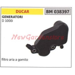 DUCAR elbow air filter for D 1000i generator 038397
