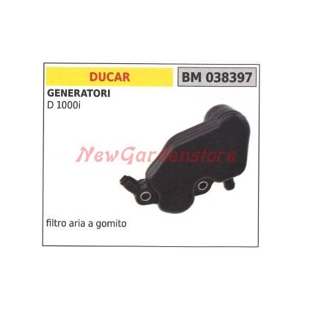 DUCAR elbow air filter for D 1000i generator 038397 | Newgardenstore.eu
