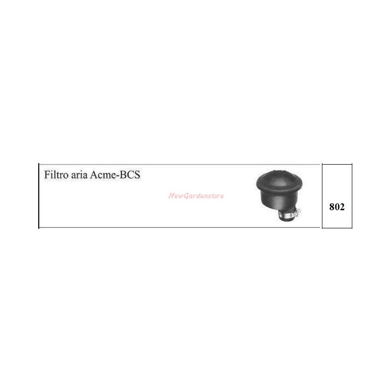 Filtro de aire ACME BCS para motocultor 802