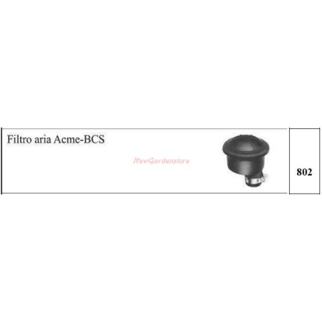 Filtro aria ACME BCS per motocoltivatore 802 | Newgardenstore.eu