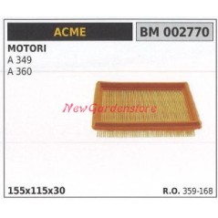 Filtro aria ACME motore motocoltivatore A 349 360 002770 | Newgardenstore.eu