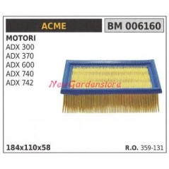 Air filter ACME engine motor cultivator ADX 300 370 600 740 742 006160 | Newgardenstore.eu