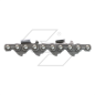 Cadena para cosechadora forestal H404, paso de 0,404", diente redondo de 2,0" de espesor - 76 eslabones H404-076E