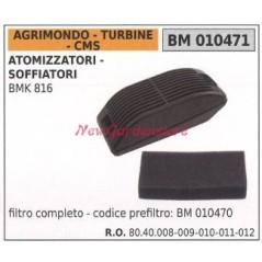 Filtro de aire AGRIMONDO motor atomizador soplador BMK 816 010471