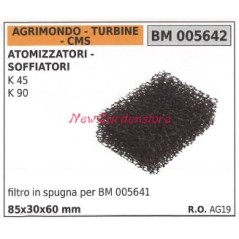 Filtro de aire AGRIMONDO motor soplador atomizador K 45 90 005642 | Newgardenstore.eu