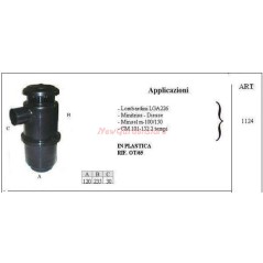 LOMBARDINI oil filter for LGA226 motor cultivator 1124