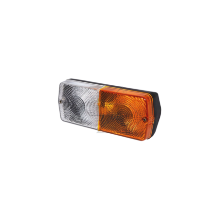 Faro delantero izquierdo con base inclinada a 28° y 2 luces A28507 | Newgardenstore.eu