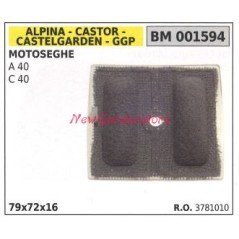 Filtro aria ALPINA motore motosega A40 CASTOR C40 001594 3781010 | Newgardenstore.eu