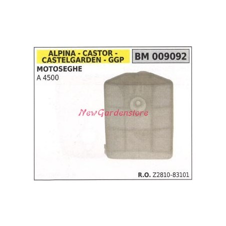 Filtre à air ALPINA moteur de tronçonneuse A 4500 009092 | Newgardenstore.eu