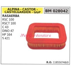 Air filter ALPINA lawn mower engine RSC 100 RSCT 100 028042 | Newgardenstore.eu