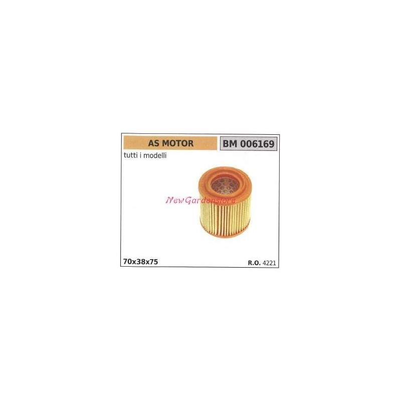 Filtro de aire AS MOTOR motor cortacésped 006169