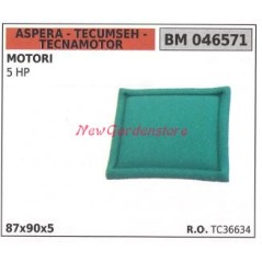 Air filter ASPERA lawn mower engine 5 HP 046571