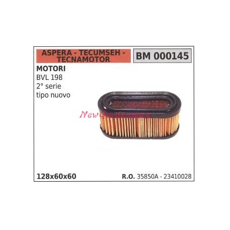 Filtro aria ASPERA motore rasaerba tosaerba tagliaerba BVL 198 000145 | Newgardenstore.eu