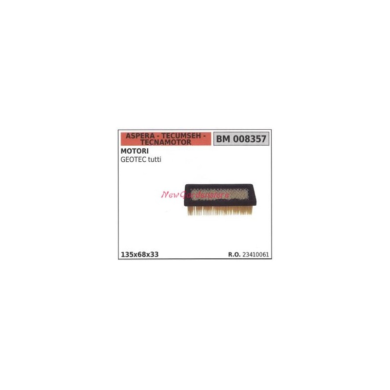 ASPERA-Luftfilter für GEOTEC-Rasenmähermotor 008357