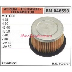 Filtro de aire ASPERA motor cortacésped H 25 80 HS 40 50 046593 | Newgardenstore.eu