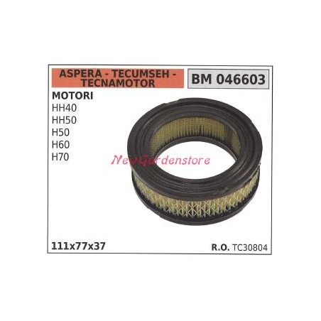 Filtro aria ASPERA motore rasaerba tosaerba tagliaerba HH 40 50 H 50 046603 | Newgardenstore.eu