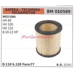 Filtre à air ASPERA pour moteur de tondeuse à gazon HH 80 100 120 010589 | Newgardenstore.eu