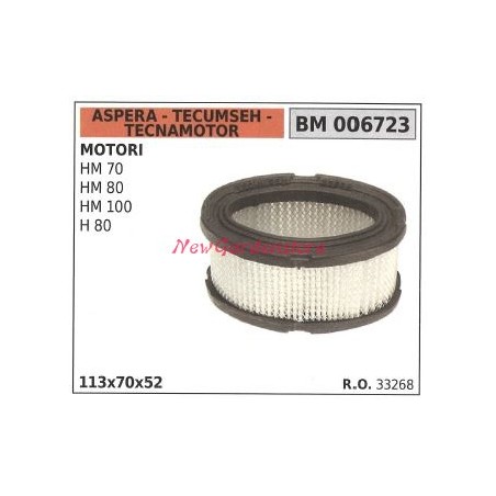 Filtro aria ASPERA motore rasaerba tosaerba tagliaerba HM 70 80 100 H 80 006723 | Newgardenstore.eu