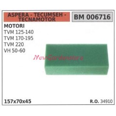 ASPERA filtro de aire para motor cortacésped TVM 125 140 170 006716 | Newgardenstore.eu