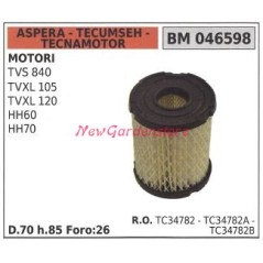 ASPERA Luftfilter für TVS 840 Rasenmähermotor mower 046598 | Newgardenstore.eu