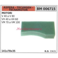 ASPERA air filter for V 40-80 lawn mower engine 006715