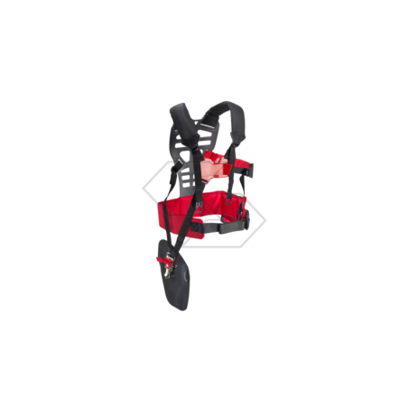 Brush cutter harness with quick release and waist cushion R300801 | Newgardenstore.eu