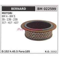 BERNARD Luftfilter für BM 4 5 Rasenmähermotor 022599 | Newgardenstore.eu