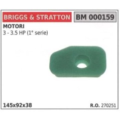 Filtro aria BRIGGS & STRATTON rasaerba tosaerba tagliaerba 3 3.5HP prima serie