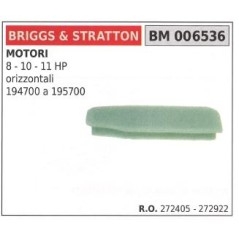 Filtro de aire BRIGGS&STRATTON cortacésped 8 10 11 cv 272405 272922