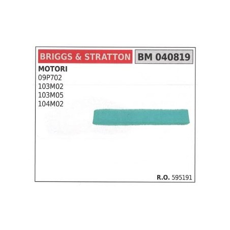 BRIGGS&STRATTON filtre à air pour tondeuses 103M02 104M02 | Newgardenstore.eu