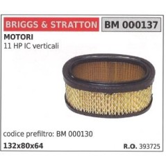 Filtro de aire BRIGGS&STRATTON cortacésped 11 CV IC vertical