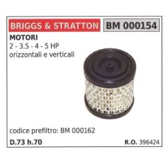 Filtro de aire cortacésped BRIGGS&STRATTON 2 3,5 4 5HP