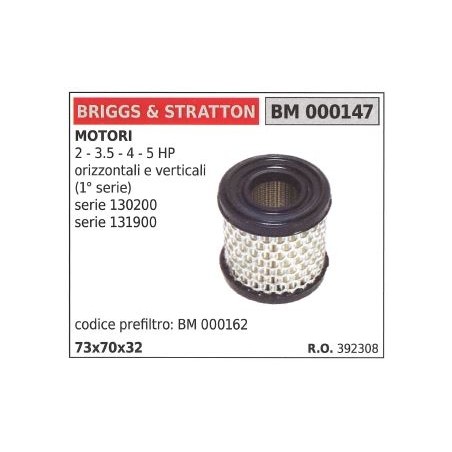 BRIGGS&STRATTON filtro aire cortacésped 2 3.5 4 5HP | Newgardenstore.eu