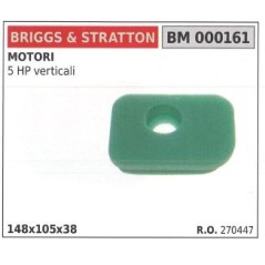 Filtro aria BRIGGS&STRATTON rasaerba tosaerba tagliaerba 5HP VERTICALE