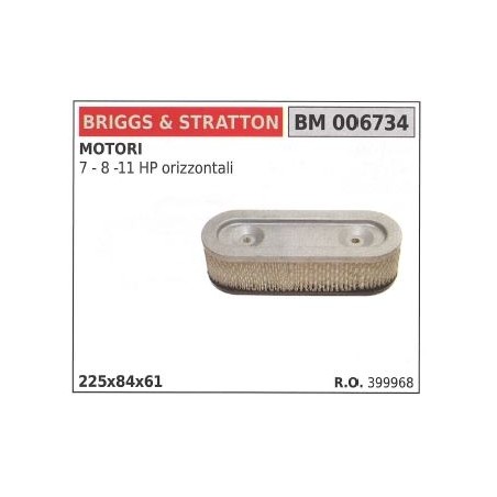 Filtro aria BRIGGS&STRATTON rasaerba tosaerba tagliaerba 7 8 11 hp | Newgardenstore.eu