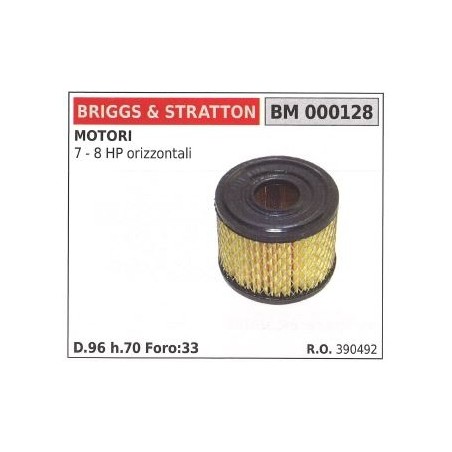 Filtro aria BRIGGS&STRATTON rasaerba tosaerba tagliaerba 7 8 hp | Newgardenstore.eu