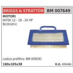 Air filter BRIGGS&STRATTON lawn mower mower intek 12 18 24hp | Newgardenstore.eu