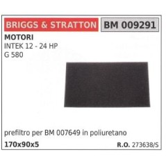 BRIGGS&STRATTON air filter lawn mower mower mower intek 12 18 24hp | Newgardenstore.eu