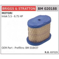 Filtre à air BRIGGS&STRATTON tondeuse à gazon tondeuse intek 5.5 6.75hp | Newgardenstore.eu