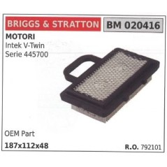 Filtro aria BRIGGS&STRATTON rasaerba tosaerba tagliaerba intek ELS V TWIN