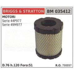 BRIGGS&STRATTON Luftfilter Rasenmäher Mäher Serie 44P977