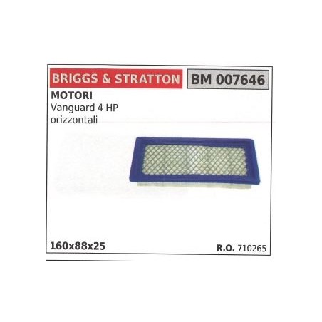 BRIGGS&STRATTON filtro aire cortacésped cortacésped vanguard 4HP | Newgardenstore.eu