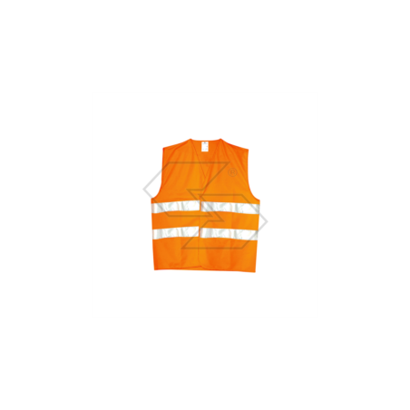 Approved orange high visibility vest R341288 | Newgardenstore.eu