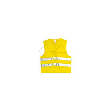 Yellow approved high visibility vest R341661 | Newgardenstore.eu